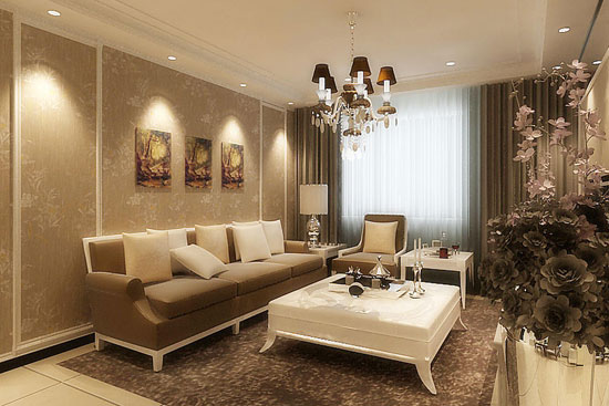 墻紙如何搭配七大技巧助你打造優(yōu)質(zhì)沙發(fā)背墻(圖3) 沙發(fā)背景墻墻紙